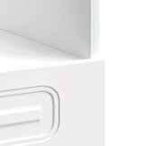 vidaXL Ovenkast Kalmar Hoogglans Wit - 35% Korting!