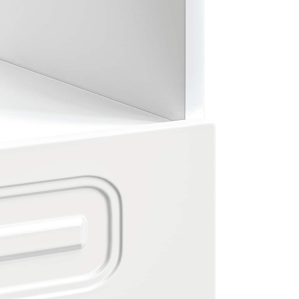 vidaXL Ovenkast Kalmar Hoogglans Wit - 35% Korting!