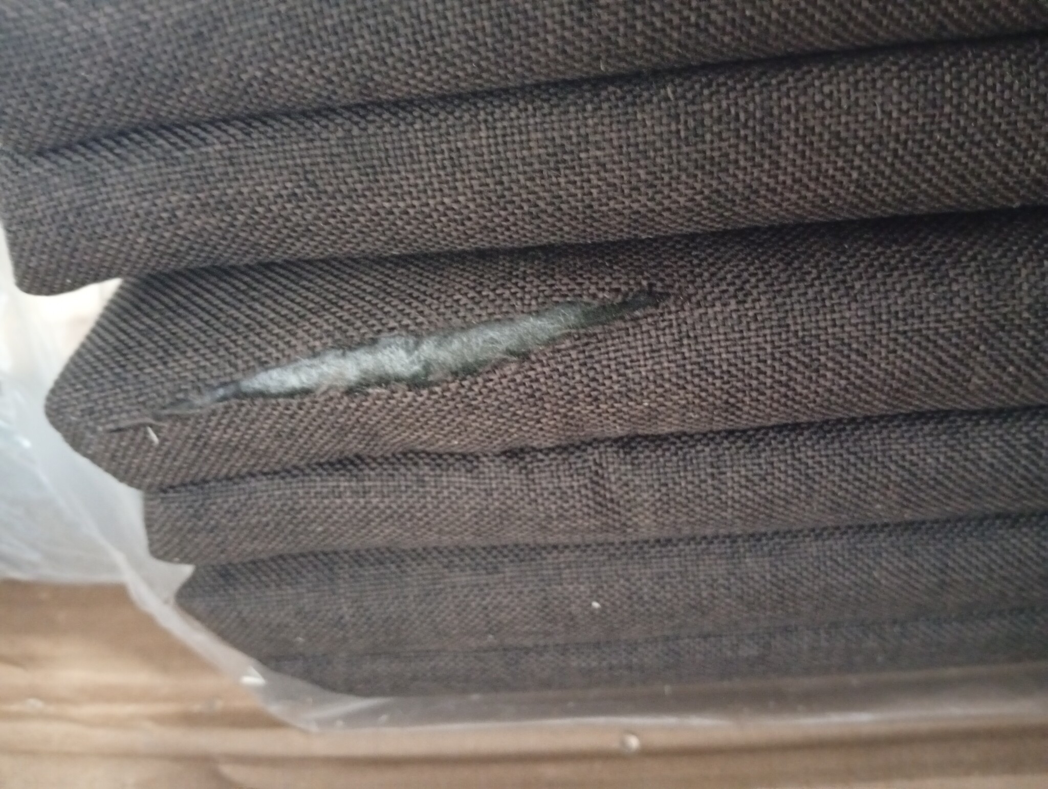 vidaXL Bedframe zonder matras 80x200 cm stof donkerbruin