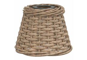 vidaXL Wicker Lampenkap Bruin Ø15x12 cm - Nu 57% Korting!