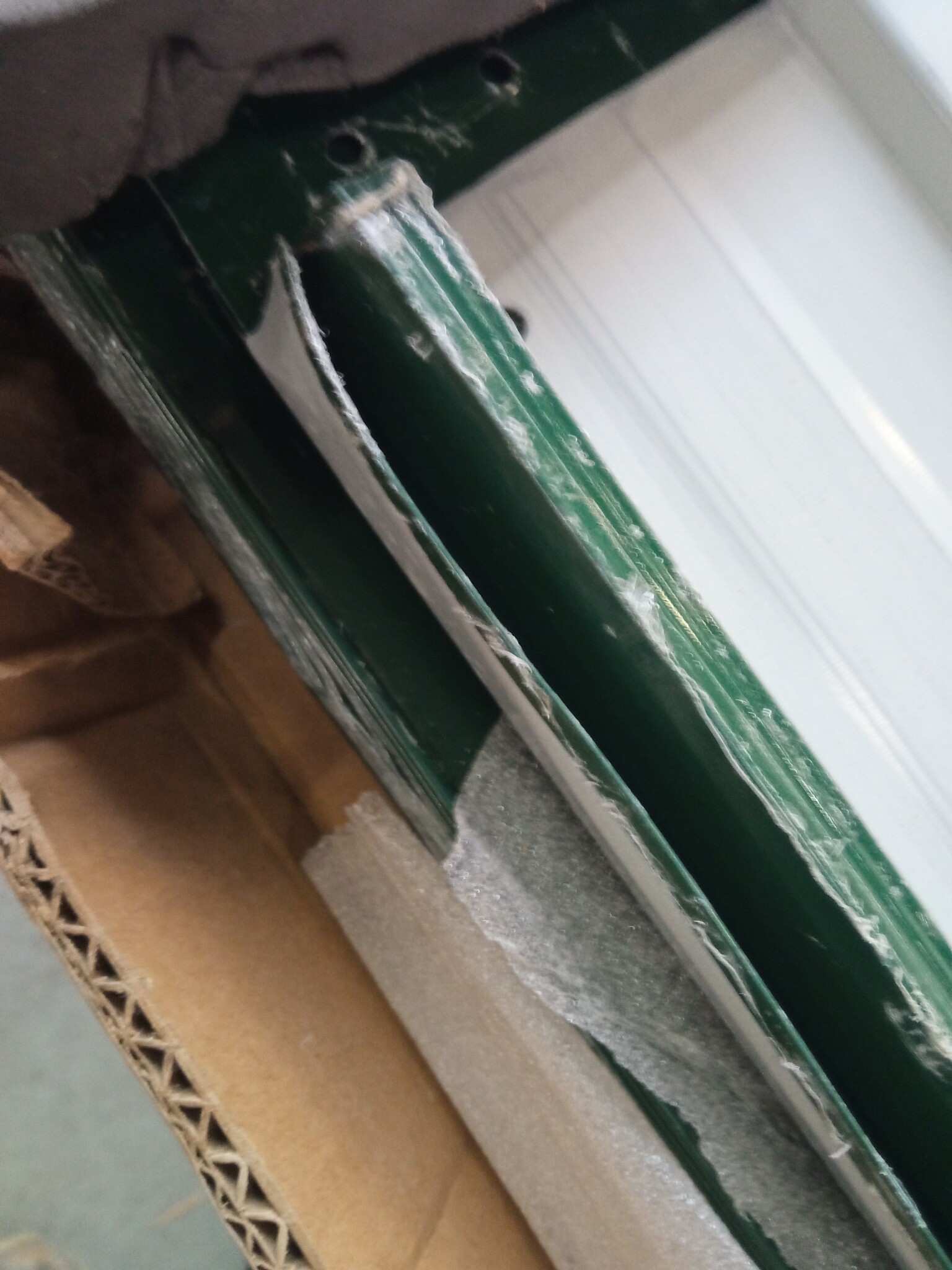 vidaXL Tuinschuur 257x298x178 cm metaal groen