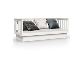 vidaXL Slaapbank Grenenhout Wit - 65% Korting!