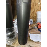 Kachelpijp - rookkanaal - staal - Ø 120 mm - 50 cm - zwart