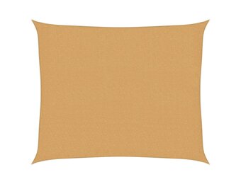 VidaXL Zonnezeil Rechthoekig 2,5x3m HDPE Zandkleurig - 35% Korting!