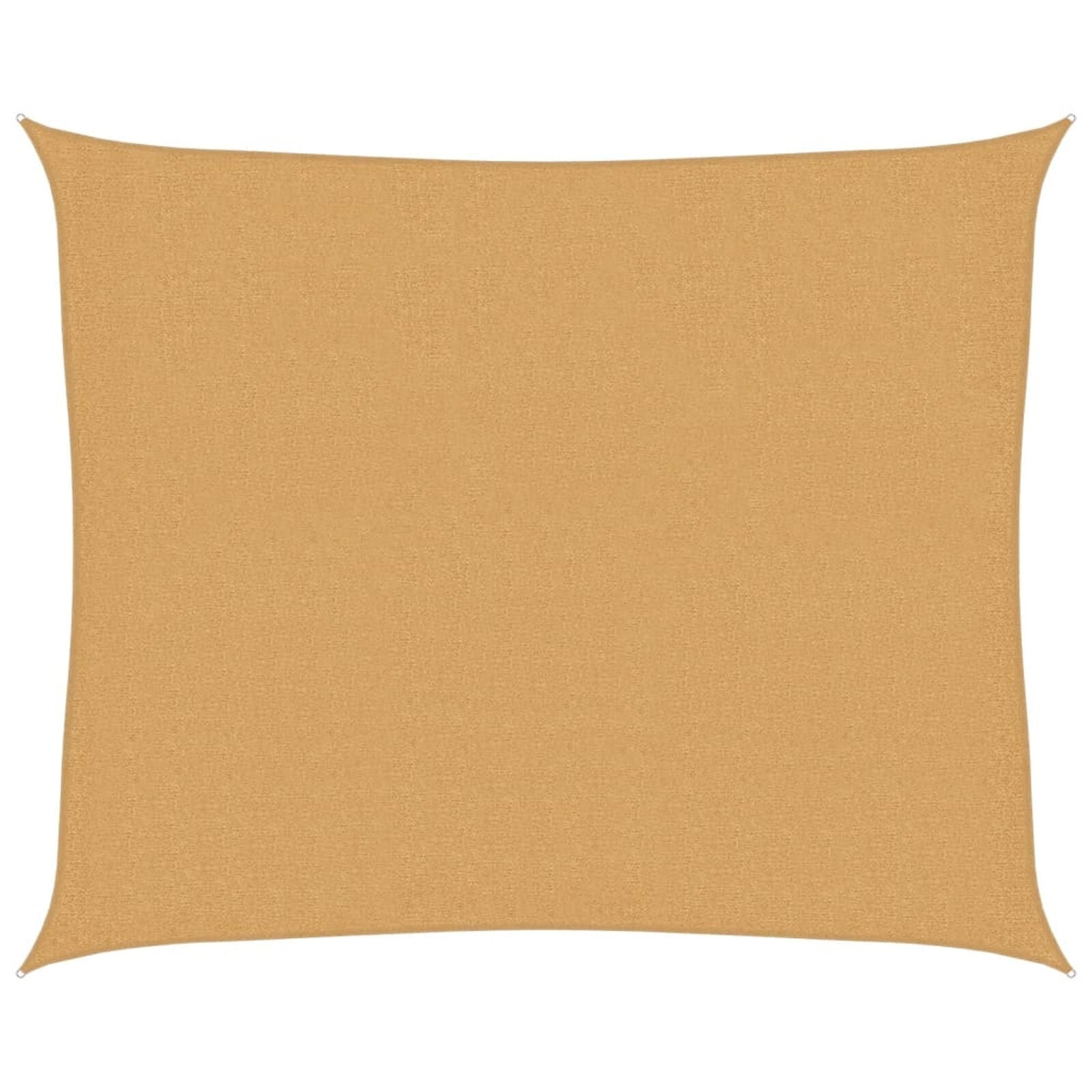 VidaXL Zonnezeil Rechthoekig 2,5x3m HDPE Zandkleurig - 35% Korting!