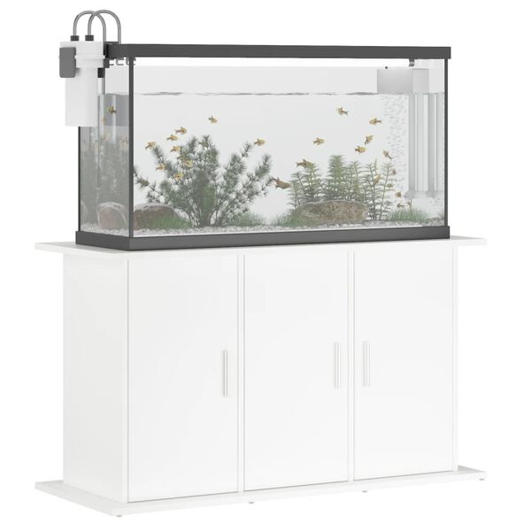 vidaXL Aquariumstandaard 101x41x58 cm bewerkt hout wit