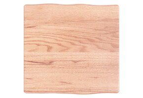 vidaXL Eikenhout Tafelblad Natuurlijke Rand 40x40cm - 35% Korting
