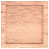 vidaXL Eikenhout Tafelblad Natuurlijke Rand 40x40cm - 35% Korting