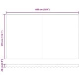 vidaXL Vervangingsdoek Zonnescherm Groen/Wit (47% korting)