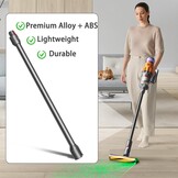 Verlengbuis voor Dyson V12 Detect Slim steelstofzuiger, vervangende telescopische buis, snelspanner, verlengstang, accessoires, 74 cm (zwart)