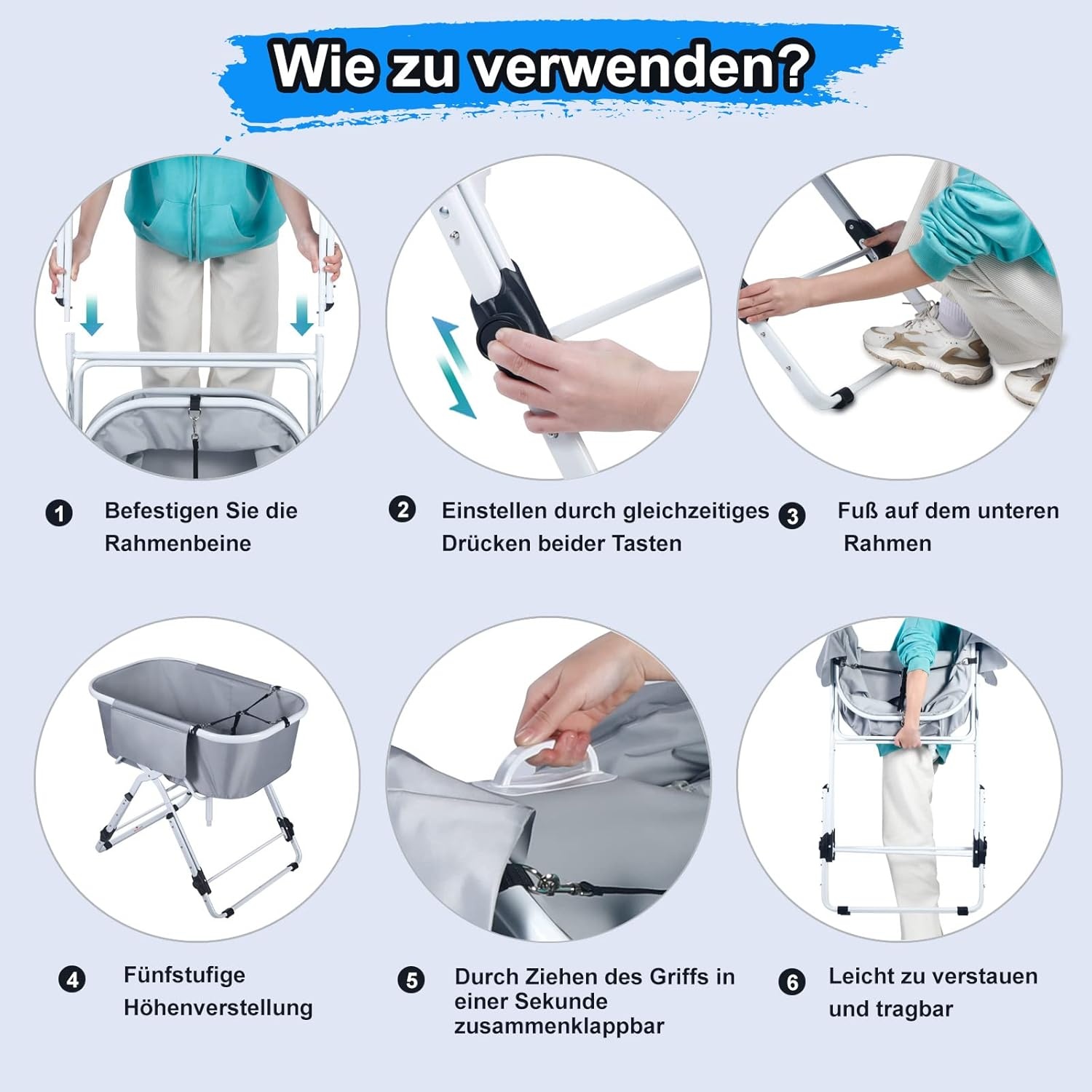 Hondenbad 37% Korting | Verstelbaar & Opvouwbaar Huisdierbad (Max 65kg)