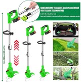 Accu Grastrimmer met 24V: 3-in-1, 90° draaibaar - 37% Korting!