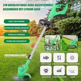 Accu Grastrimmer met 24V: 3-in-1, 90° draaibaar - 37% Korting!