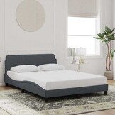 vidaXL Bedframe 120x200cm Fluweel Donkergrijs - 35% Korting!