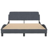 vidaXL Bedframe 120x200cm Fluweel Donkergrijs - 35% Korting!