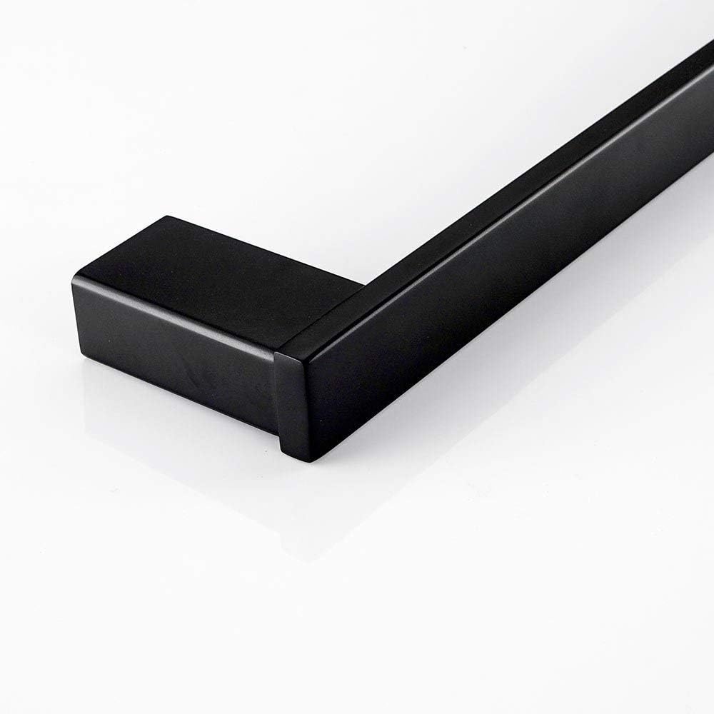 Zwarte Handdoekhouder RVS Mat 60cm - 37% Korting!