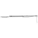 Markies Handmatig Antraciet 4 × 3,5 m Metaal