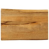 vidaXL Tafelblad met natuurlijke rand 60x40x2,5 cm massief mangohout