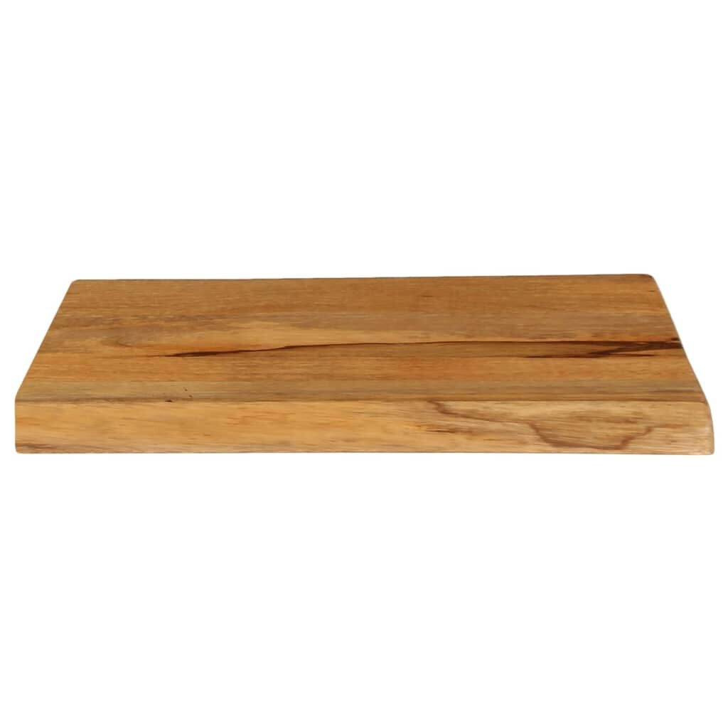 vidaXL Tafelblad met natuurlijke rand 60x40x2,5 cm massief mangohout