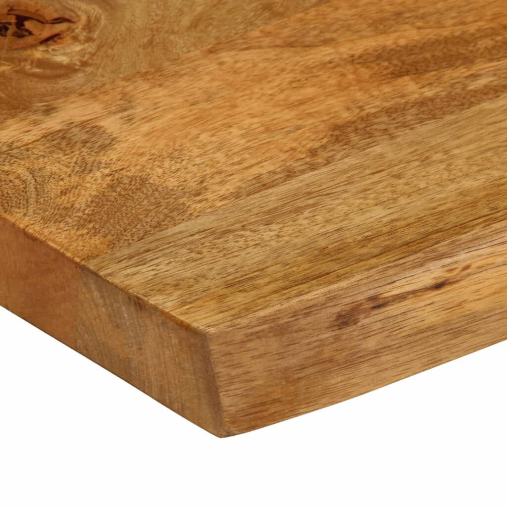 vidaXL Tafelblad met natuurlijke rand 60x40x2,5 cm massief mangohout