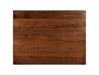 vidaXL Tafelblad rechthoekig 80x50x3,8 cm massief gerecycled hout