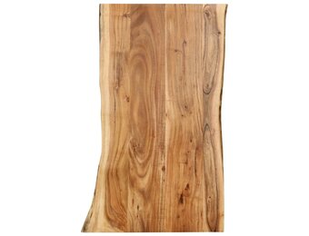vidaXL Tafelblad 100x(50-60)x2,5 cm massief acaciahout