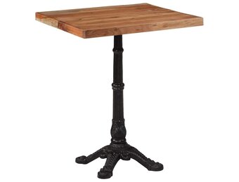 vidaXL Bistrotafel 60x60x76 cm massief acaciahout