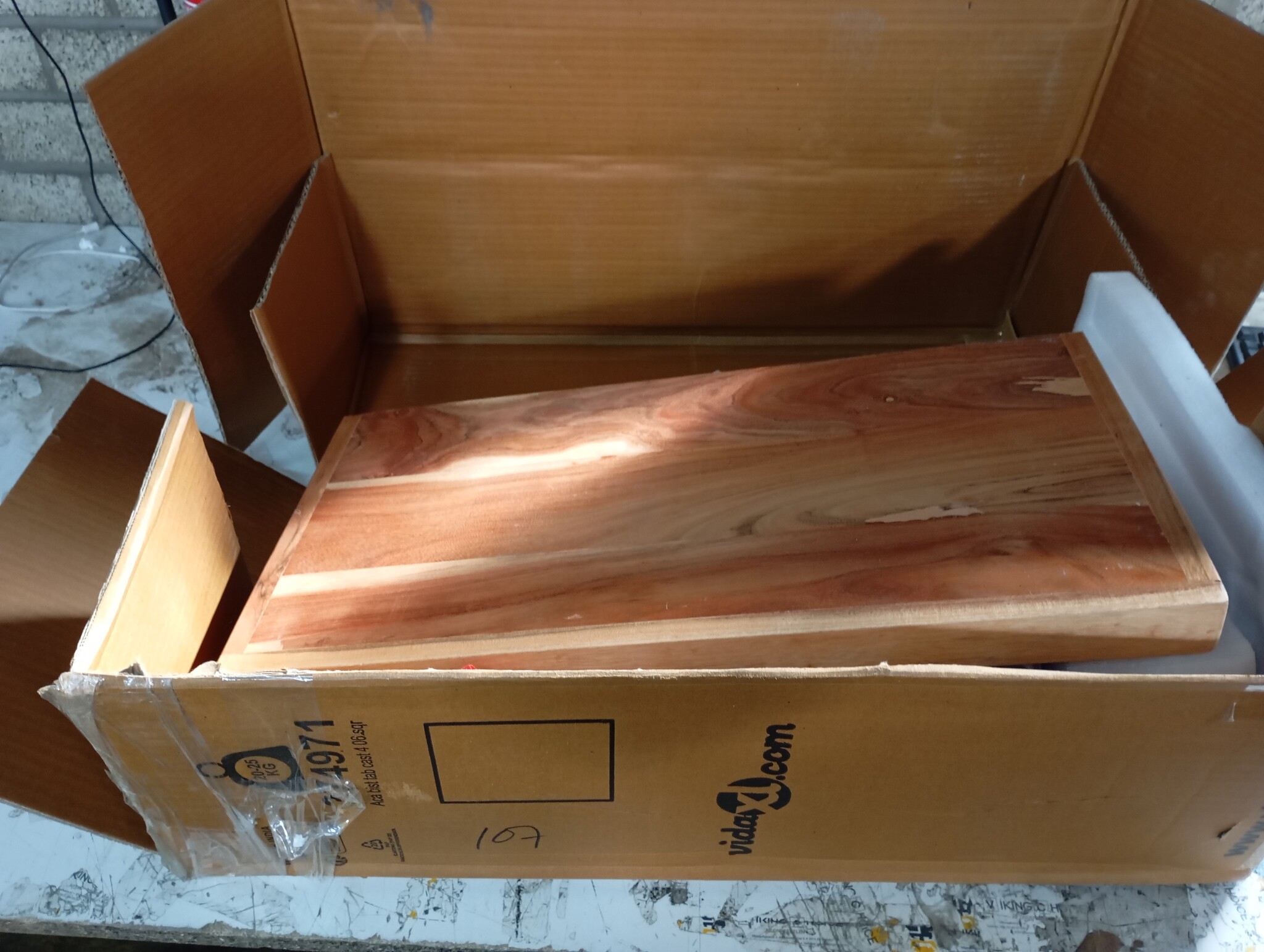 vidaXL Bistrotafel 60x60x76 cm massief acaciahout