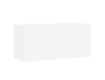 vidaXL Wastafelkast 100x38,5x45 cm bewerkt hout wit