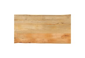 vidaXL Tafelblad Massief Mangohout met Natuurlijke Rand - 35% Korting!