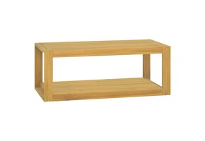 vidaXL Badkamerwandkast 90x45x35 cm Massief Teakhout - 35% Korting!