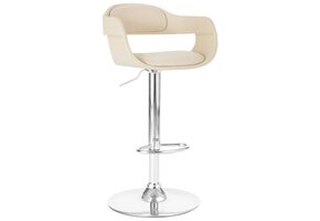 vidaXL Barkruk Kunstleer Wit | 70% Korting