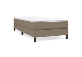 vidaXL Bedframe 90x190 cm Stof Taupe - 47% Korting!