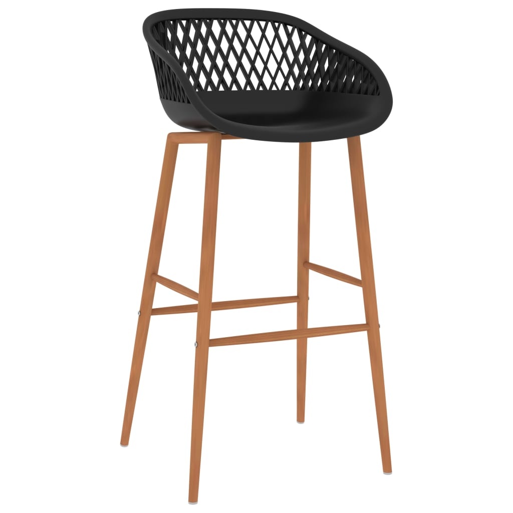 vidaXL Barstoelen 4 stuks - Zwart | 35% Korting