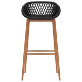 vidaXL Barstoelen 4 stuks - Zwart | 35% Korting
