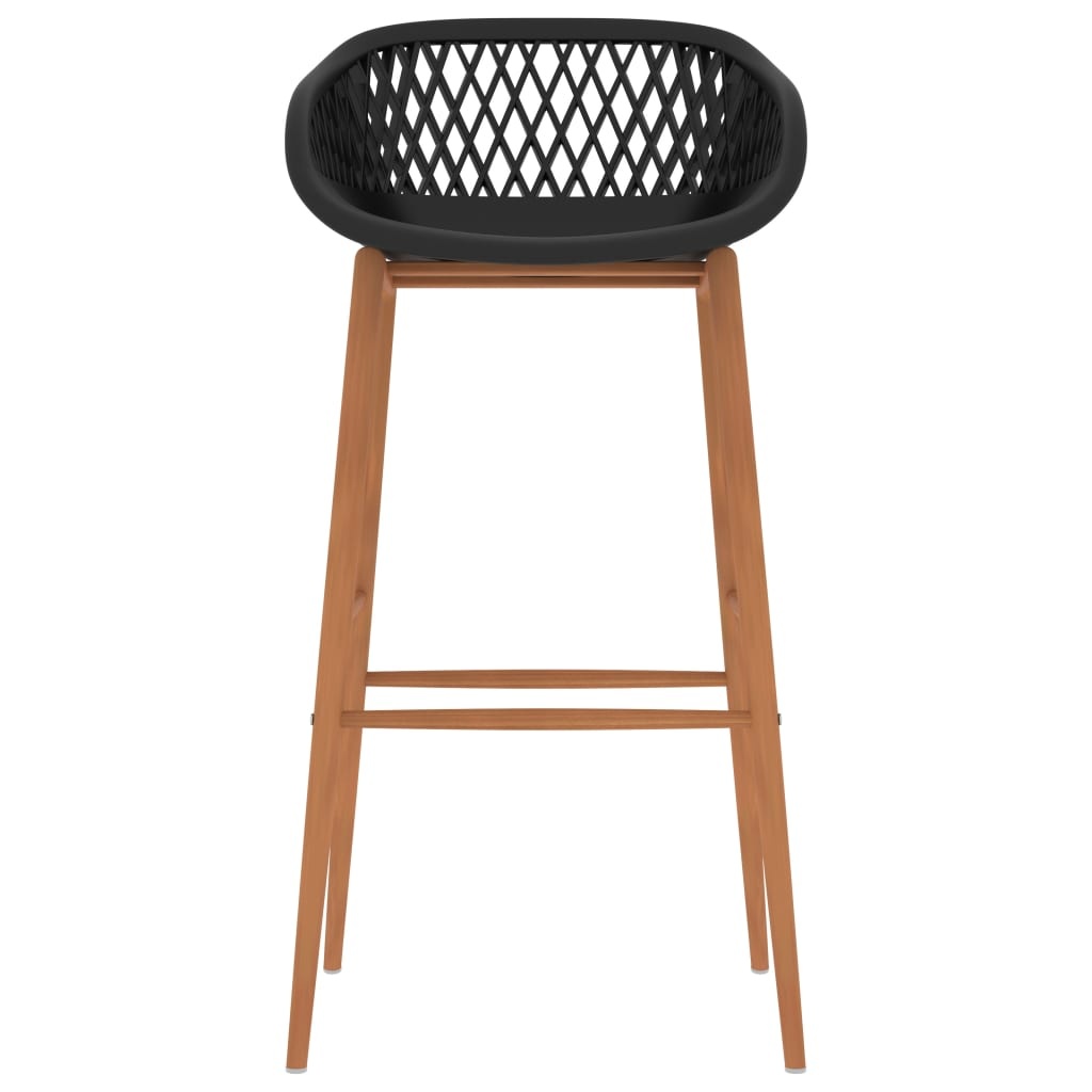 vidaXL Barstoelen 4 stuks - Zwart | 35% Korting