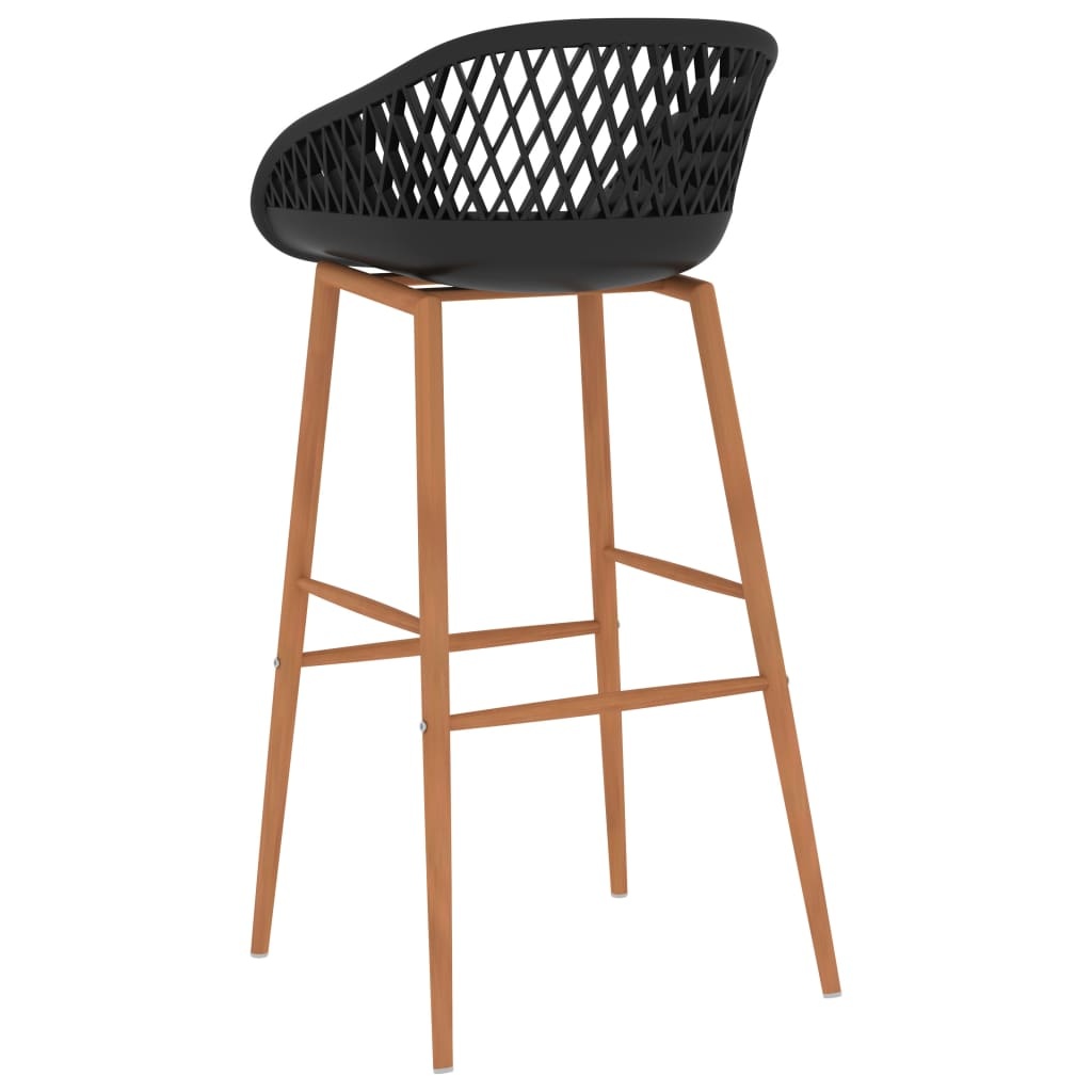 vidaXL Barstoelen 4 stuks - Zwart | 35% Korting