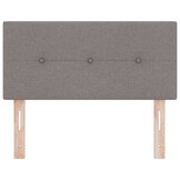 vidaXL Hoofdbord Taupe Stof 90cm - 35% Korting!