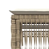 vidaXL Ligbed Poly Rattan Beige met Kussen | Nu 35% Korting