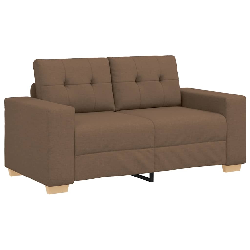 vidaXL Loveseat Bank Bruin 120cm Stof - 35% Korting!