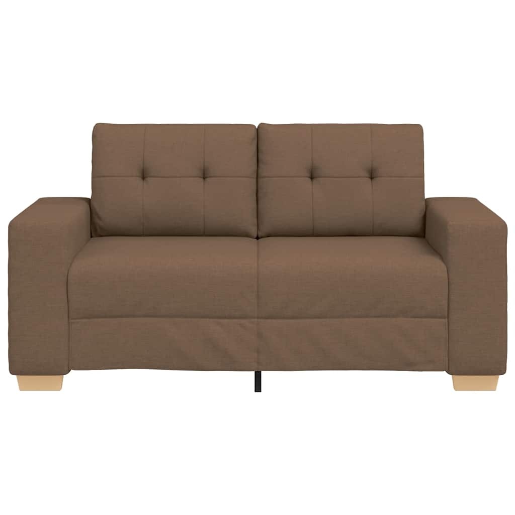 vidaXL Loveseat Bank Bruin 120cm Stof - 35% Korting!