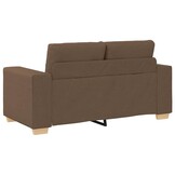 vidaXL Loveseat Bank Bruin 120cm Stof - 35% Korting!