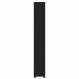 vidaXL Badkamerkast met Plank - Zwart - 35% Korting