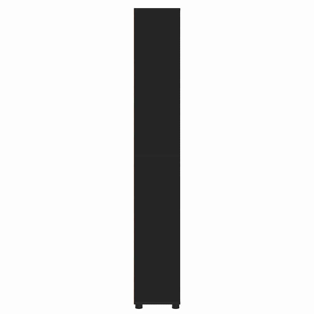 vidaXL Badkamerkast met Plank - Zwart - 35% Korting