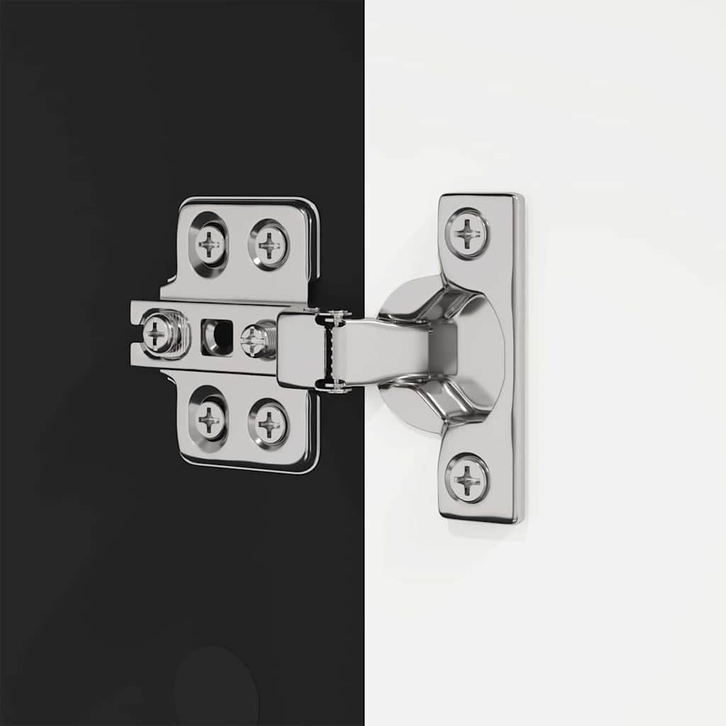 vidaXL Badkamerkast met Plank - Zwart - 35% Korting