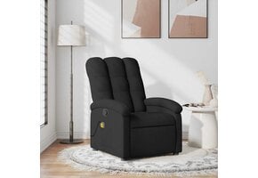 vidaXL Massagestoel - Zwart Stof - 35% Korting