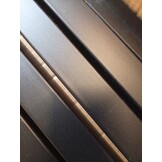 vidaXL Bartafelpoten U-vorm 2 st. Staal Zwart - Bespaar 55%