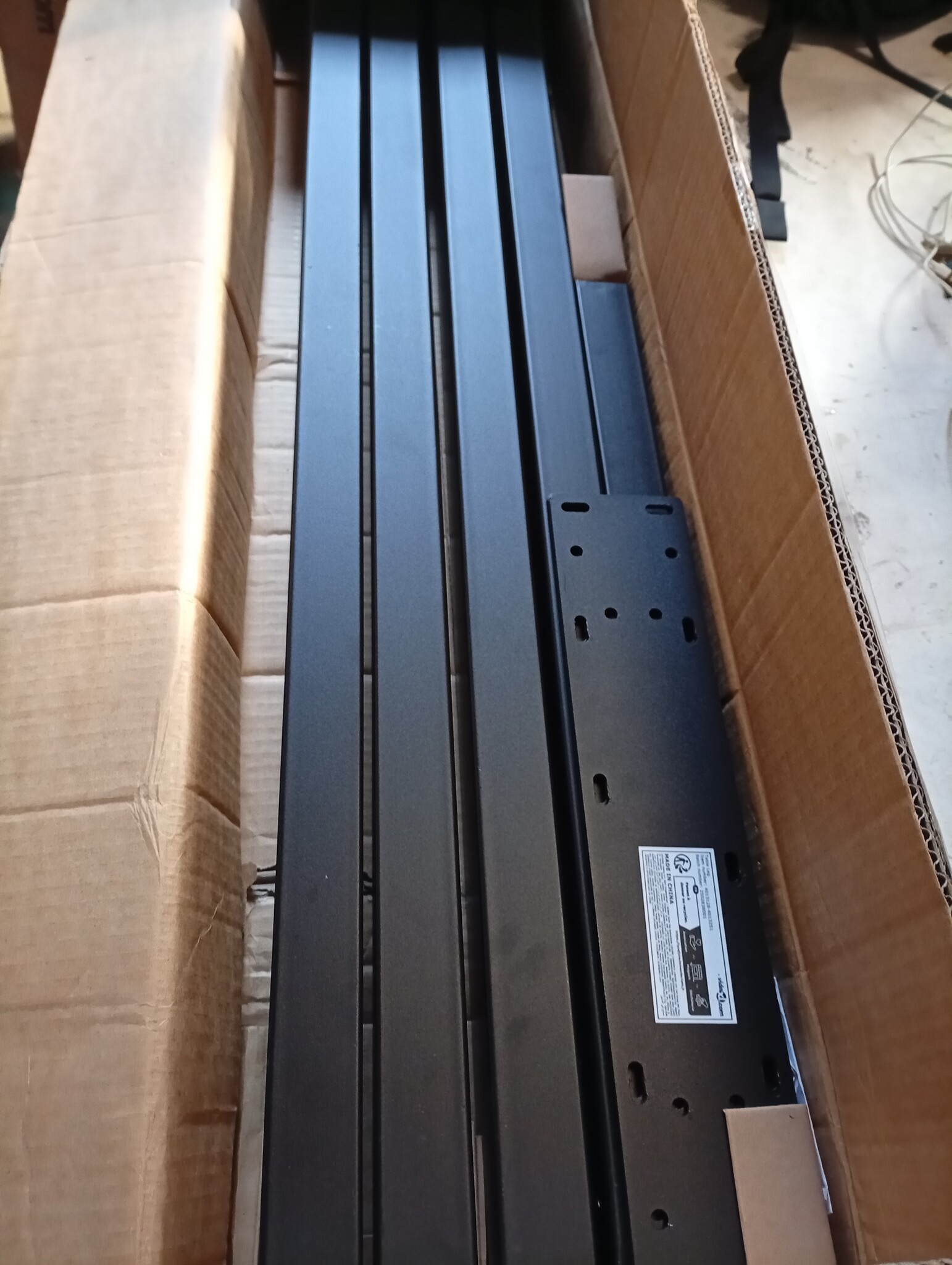 vidaXL Bartafelpoten U-vorm 2 st. Staal Zwart - Bespaar 55%