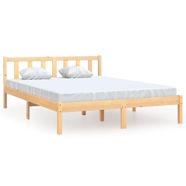 VidaXL Bedframe Grenenhout 160x200 cm - 55% Korting!