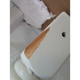 vidaXL Kledingrek met Kastje Hout Wit - 60% Korting